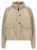 Brunello Cucinelli Knit Insert Down Jacket