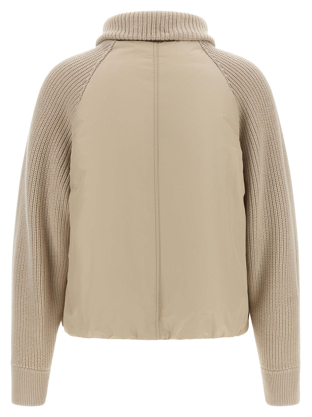 Brunello Cucinelli Knit Insert Down Jacket