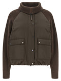 Brunello Cucinelli Knit Insert Down Jacket