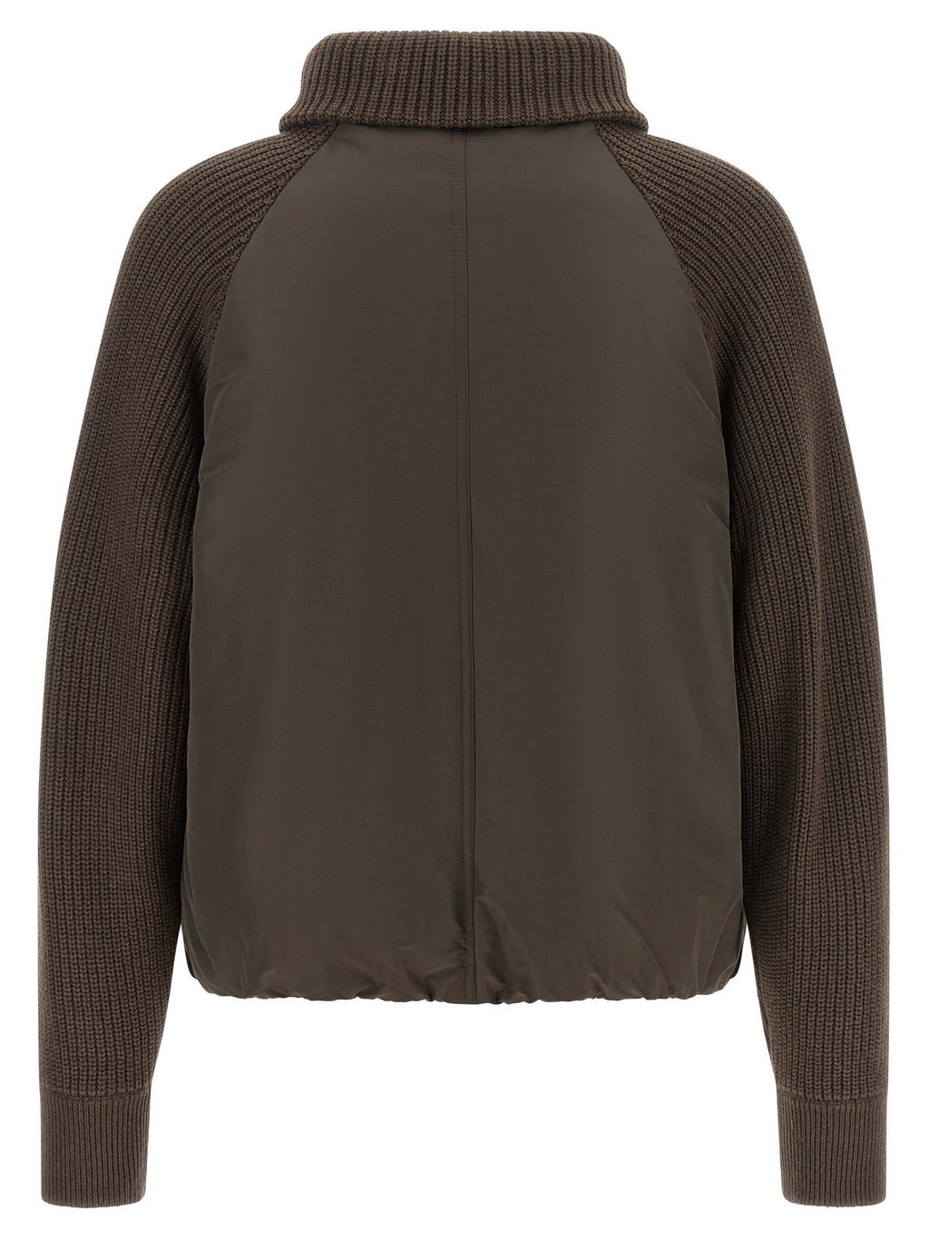 Brunello Cucinelli Knit Insert Down Jacket