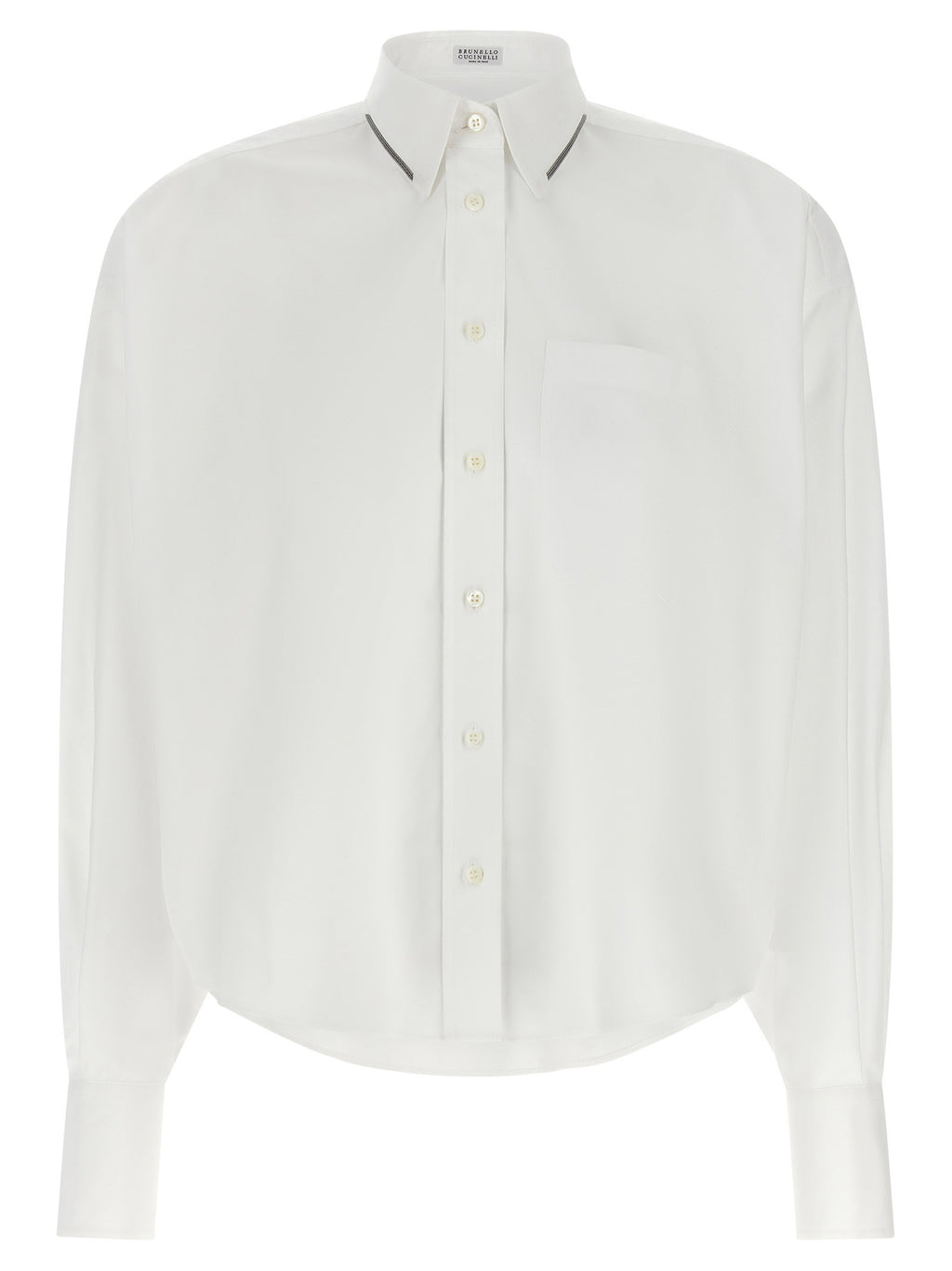 Brunello Cucinelli Shiny Trim Shirt
