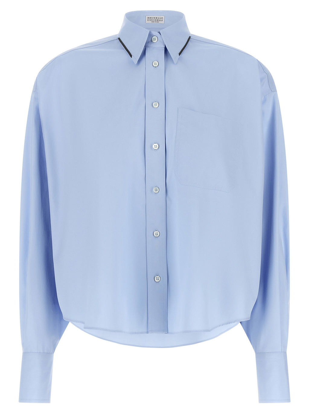 Brunello Cucinelli Shiny Trim Shirt