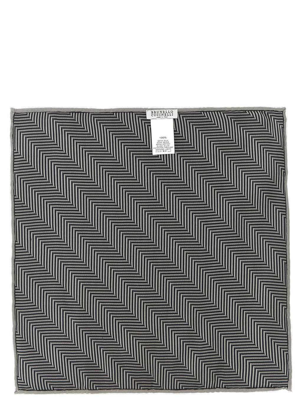 Brunello Cucinelli Chevron Pocket Clutch