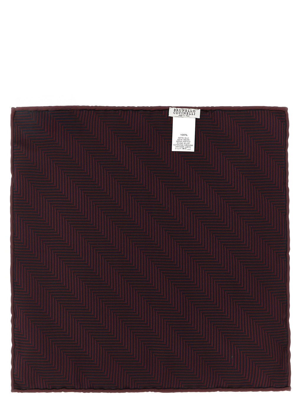 Brunello Cucinelli Chevron Pocket Clutch
