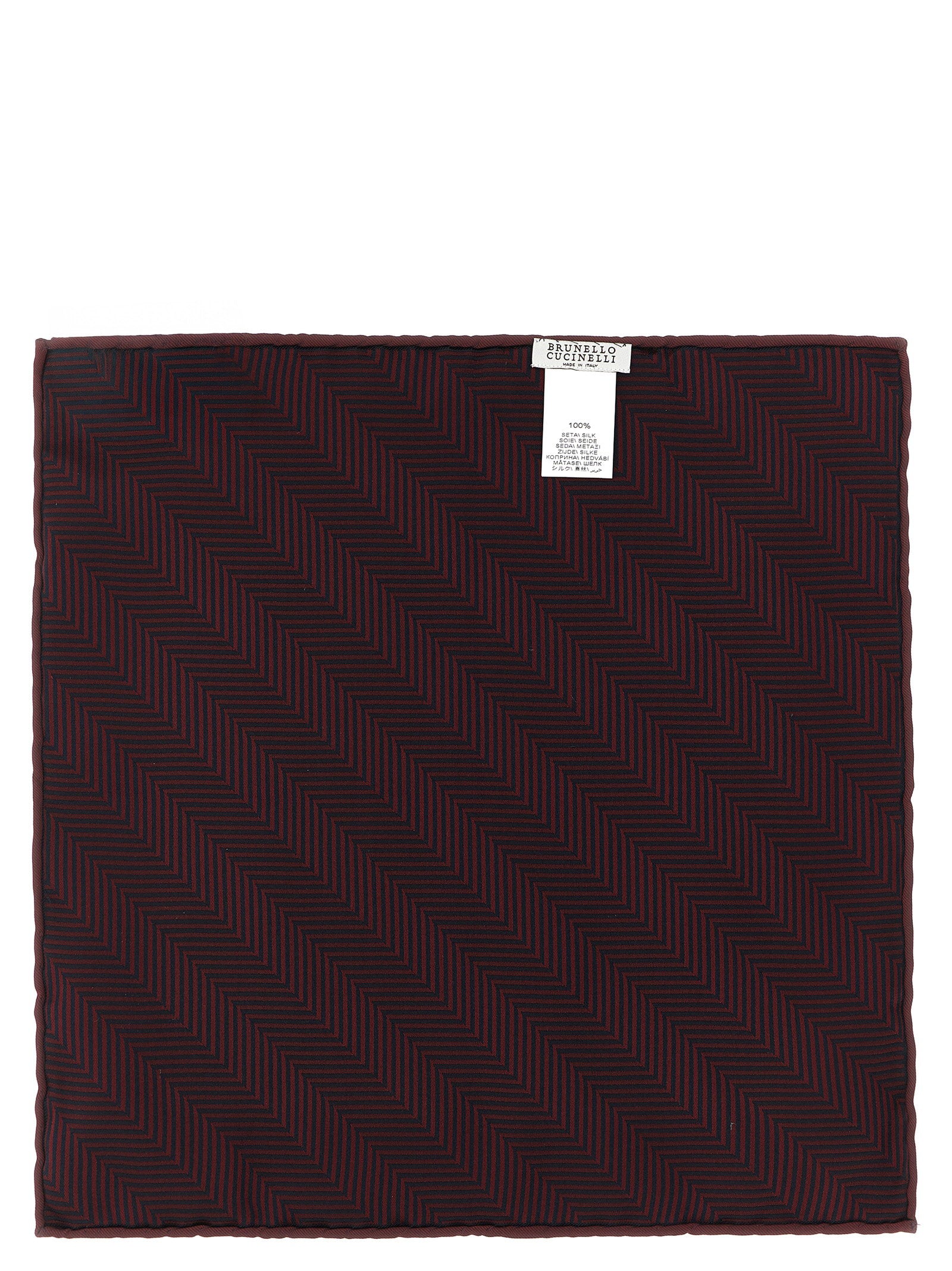 Brunello Cucinelli Chevron Pocket Clutch