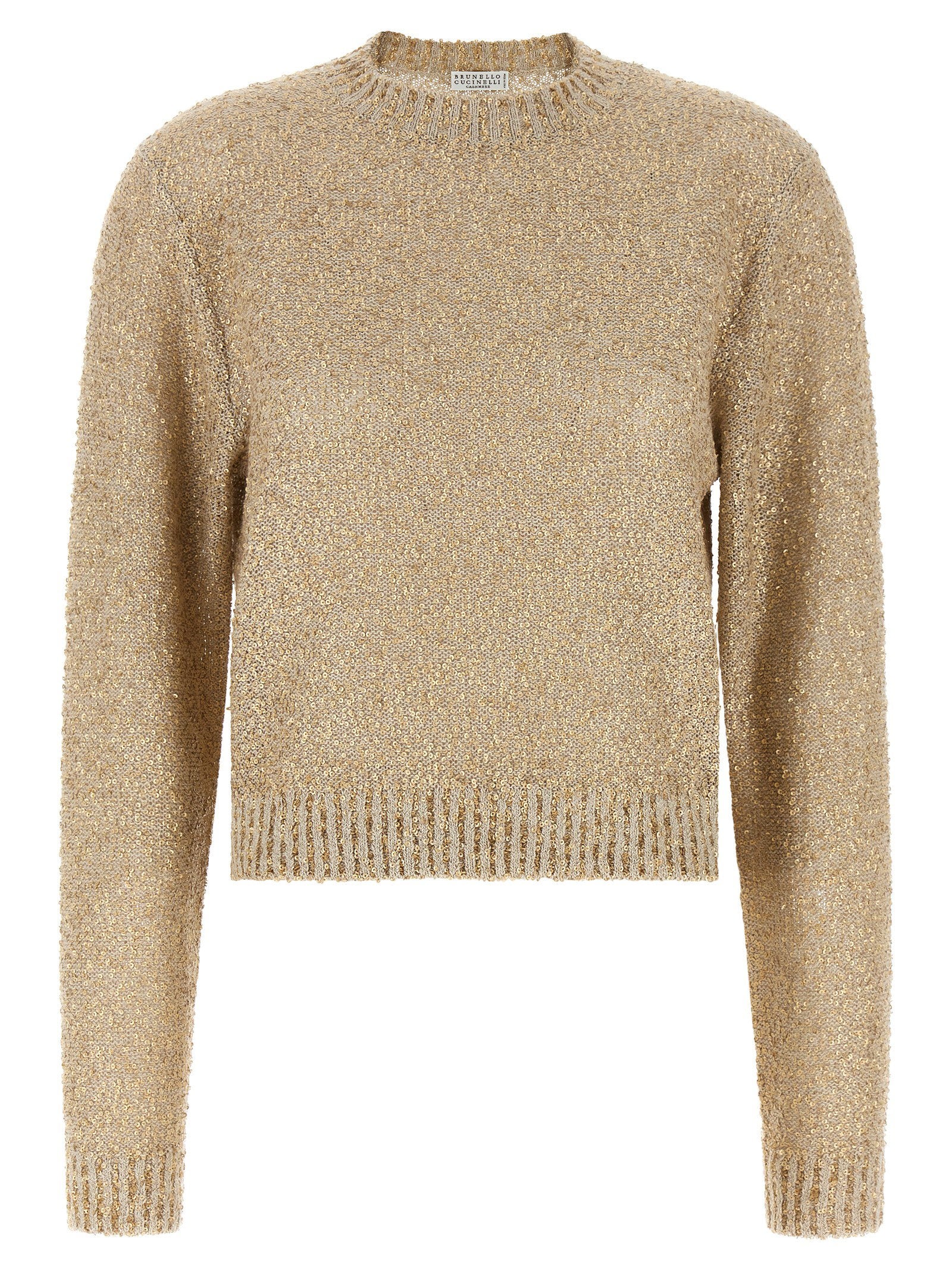 Brunello Cucinelli Micro Sequin Sweater