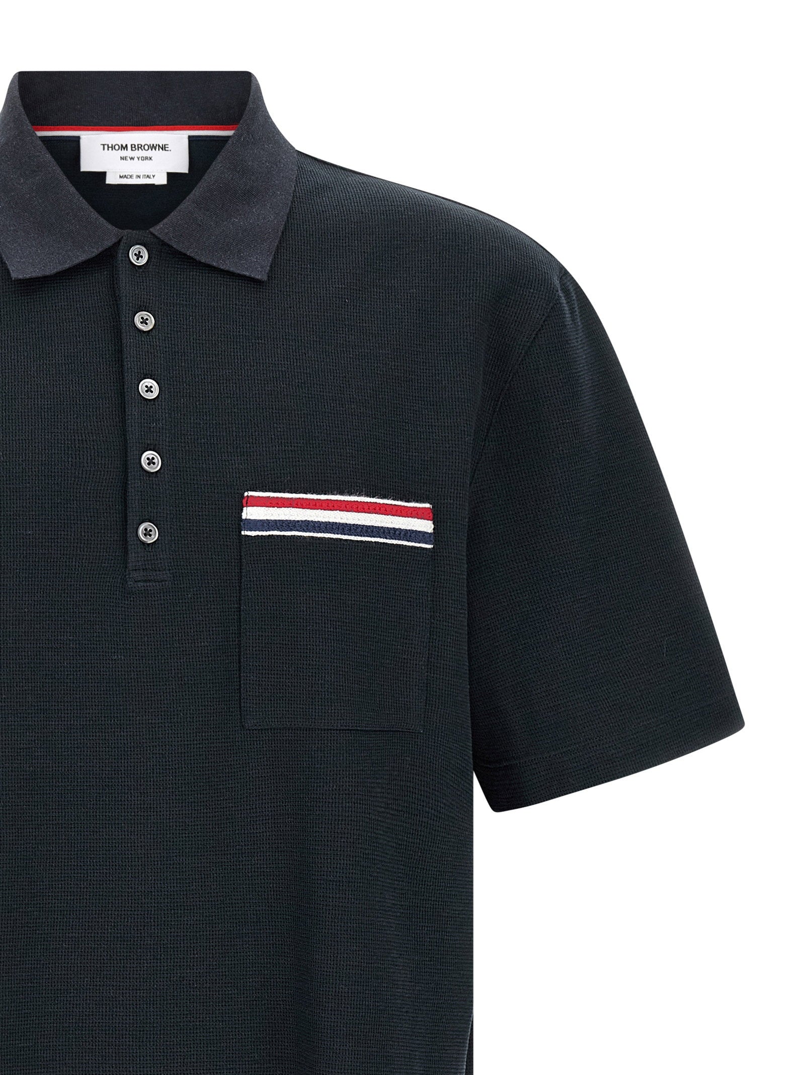 Thom Browne Nastro Rwb Polo Shirt