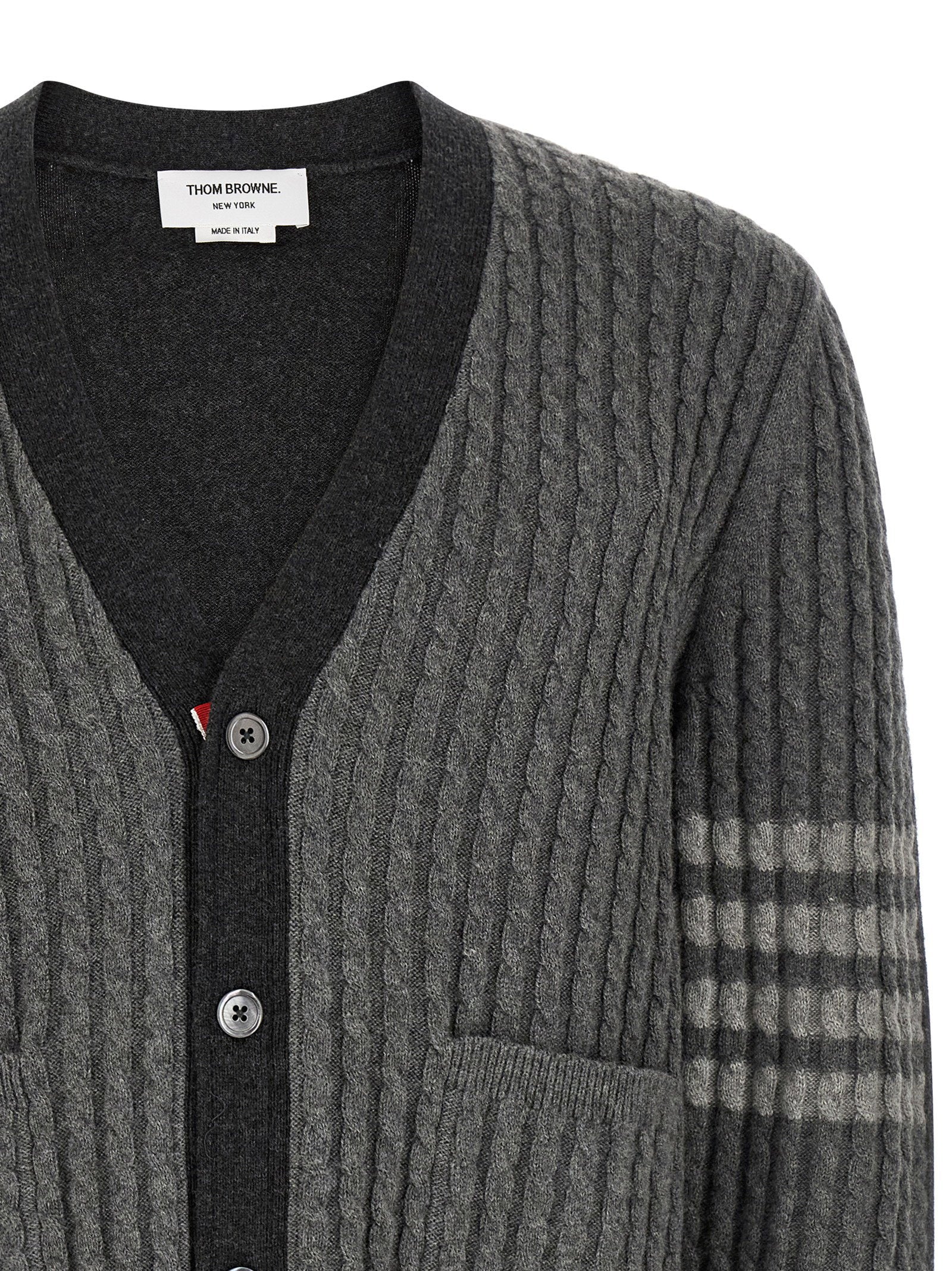 Thom Browne 2-in-1 Trompe Lœil Cardigan