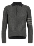 Thom Browne 2-in-1 Trompe Loeil Polo Shirt