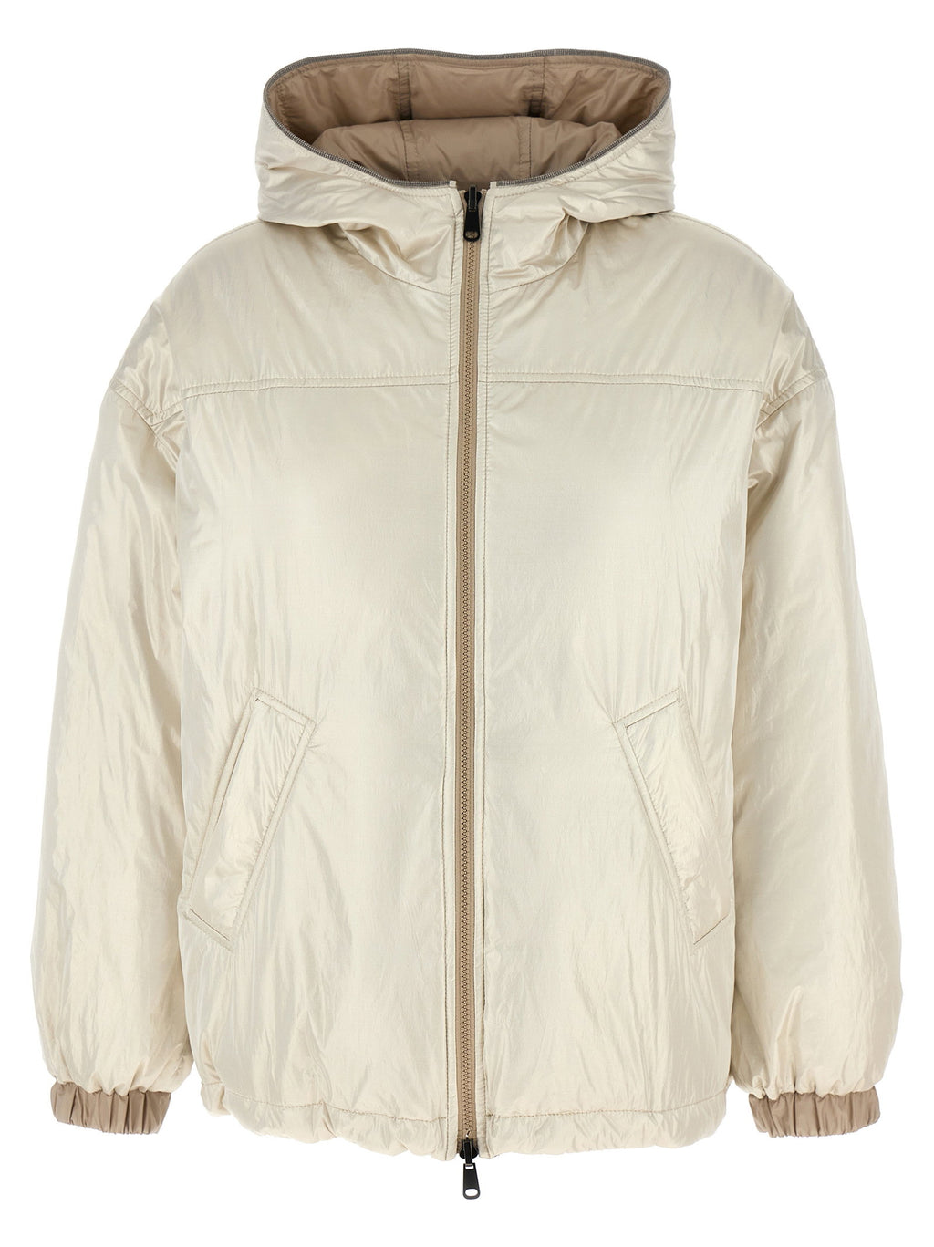 Brunello Cucinelli Laminated Reversible Down Jacket