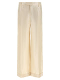 Brunello Cucinelli Lamé Linen Pants