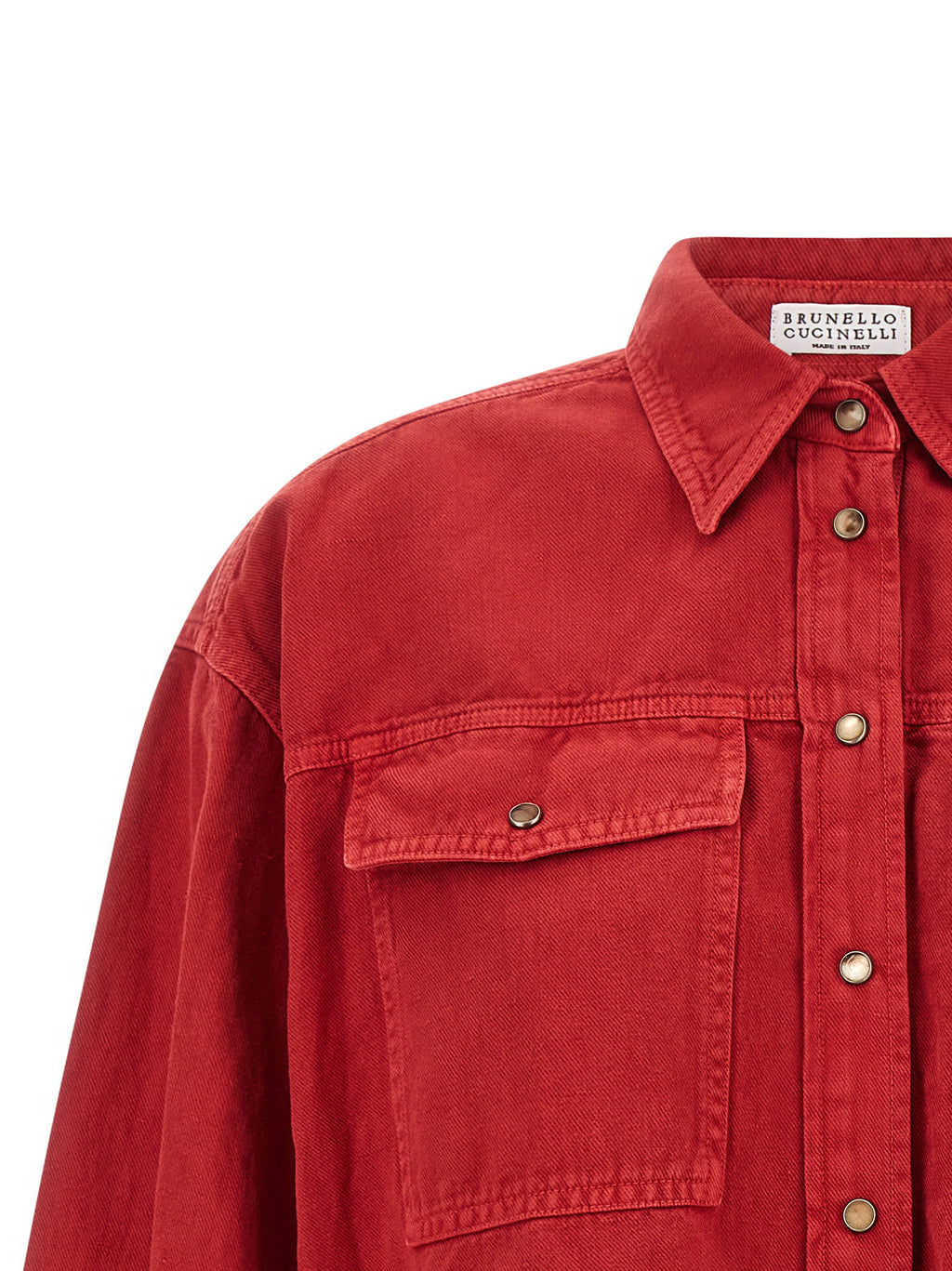 Brunello Cucinelli Cotton And Linen Shirt