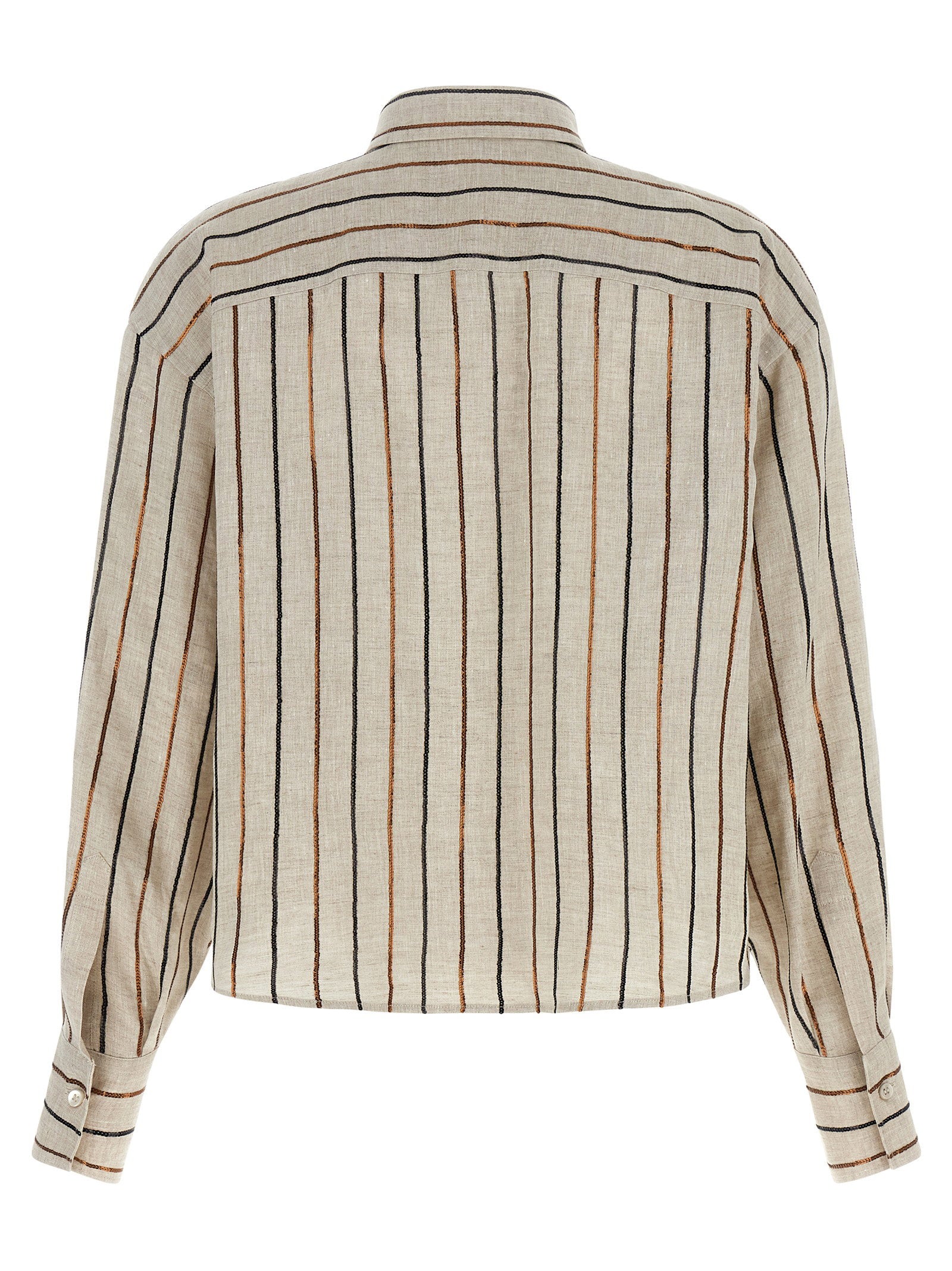 Brunello Cucinelli Sparkling Stripes Shirt