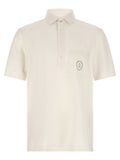 Brunello Cucinelli Heraldic Logo Polo Shirt