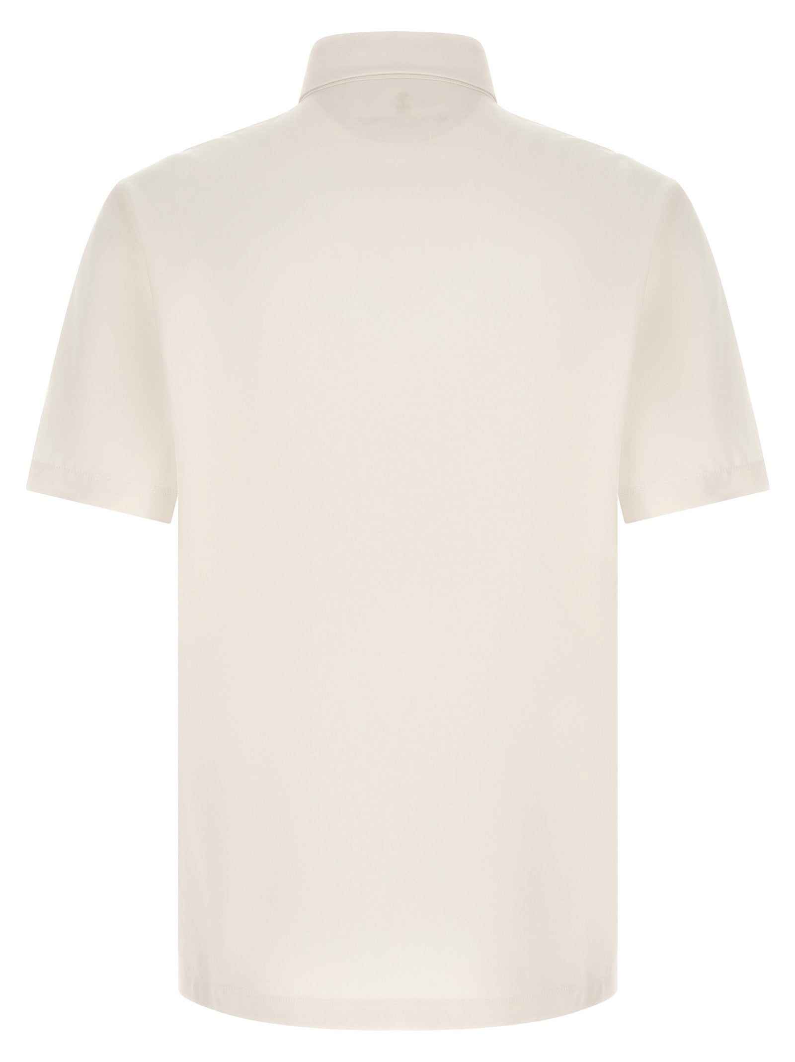 Brunello Cucinelli Heraldic Logo Polo Shirt