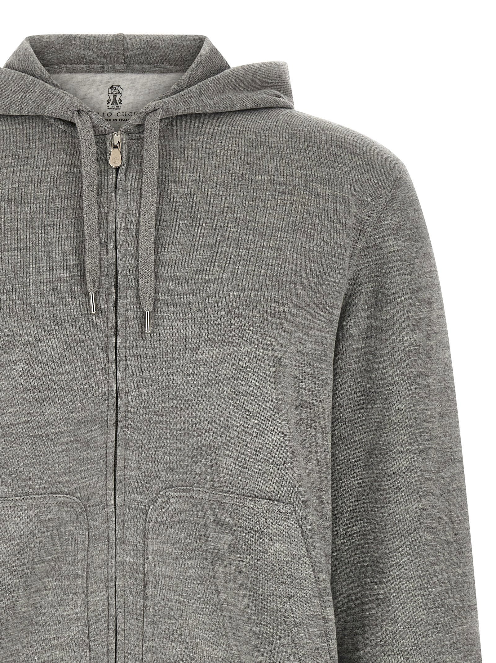 Brunello Cucinelli Cashmere And Silk Hoodie