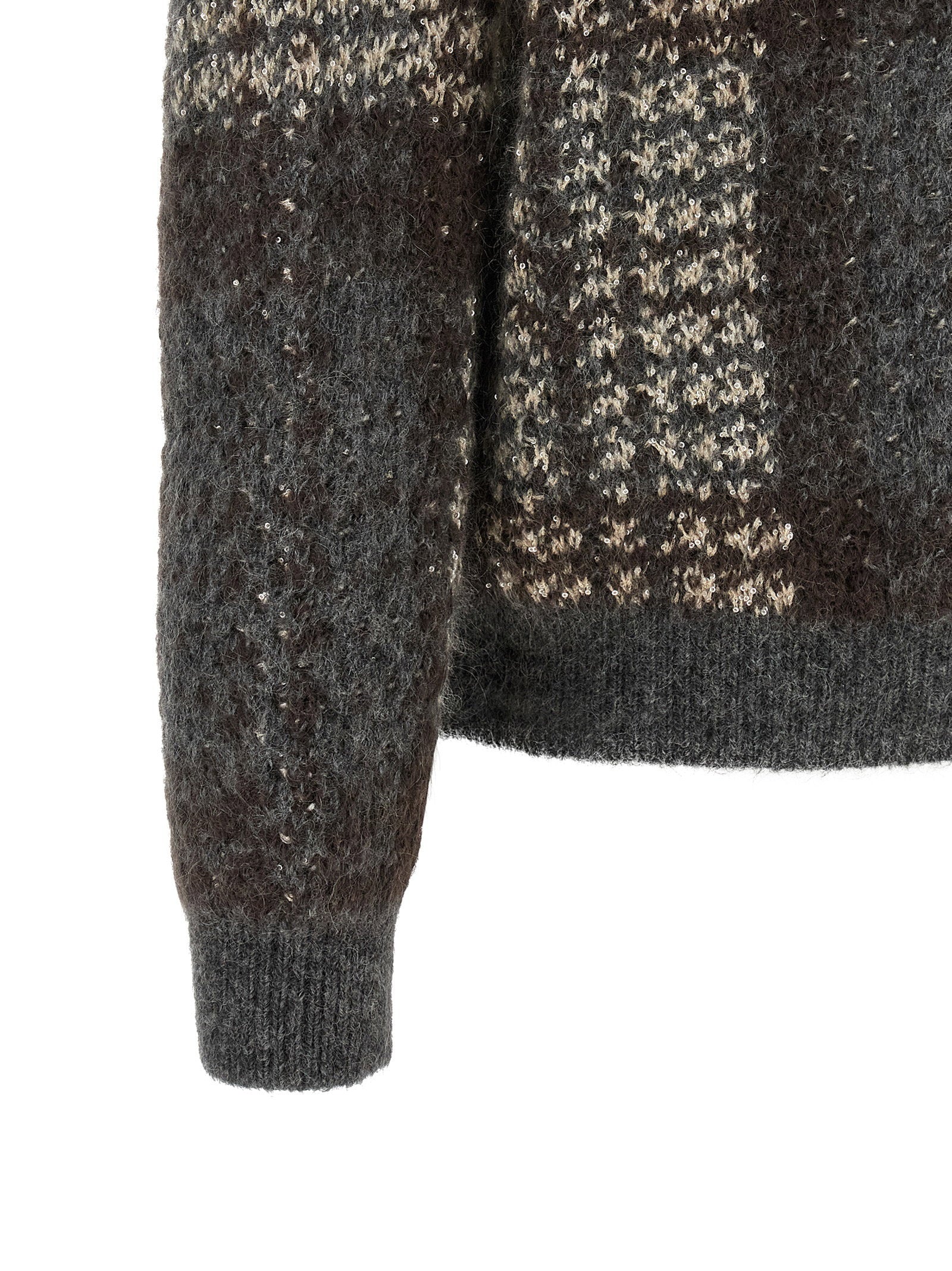 Brunello Cucinelli Double Dazzling Tartan Cardigan