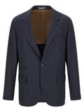 Brunello Cucinelli Pinstripe Batavia Blazer