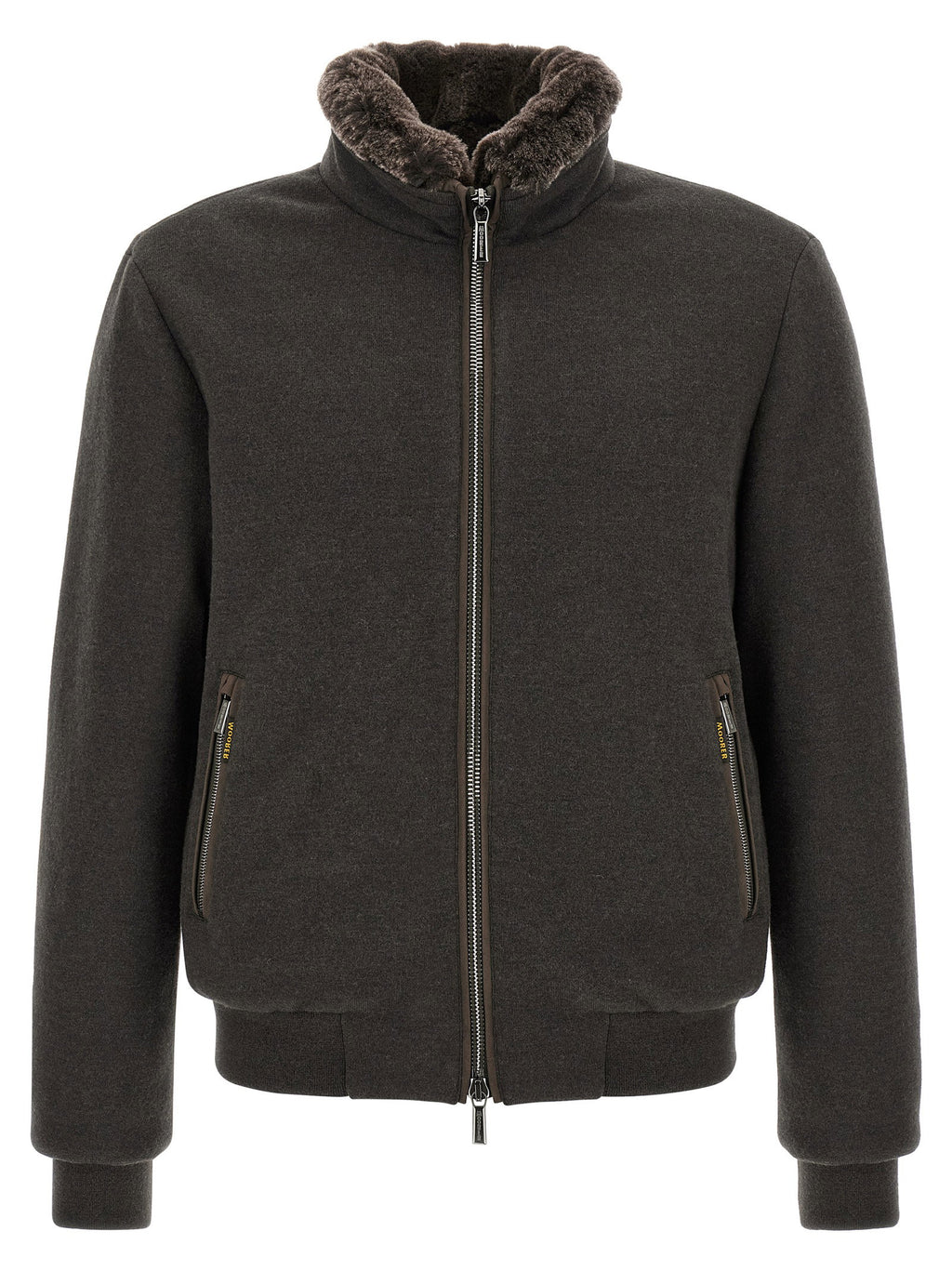 Moorer Bellati-mrw Bomber Jacket - Acqua Line