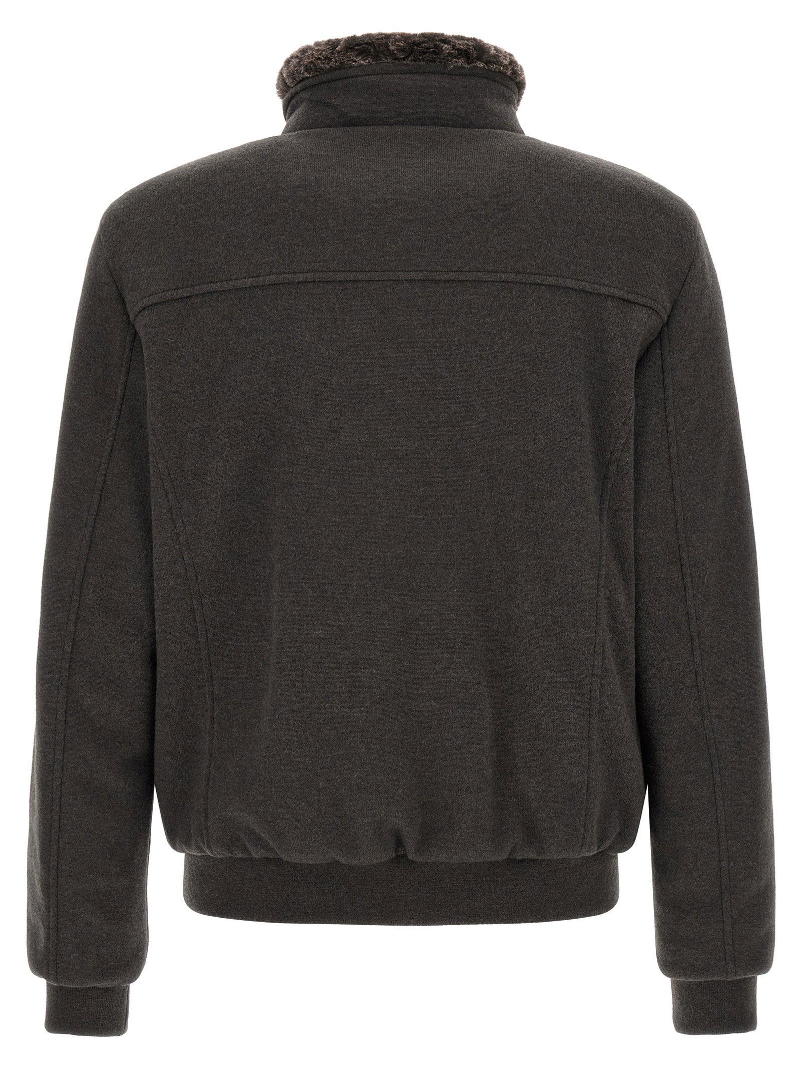 Moorer Bellati-mrw Bomber Jacket - Acqua Line