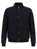 Moorer Janos Bomber Jacket - Acqua Line