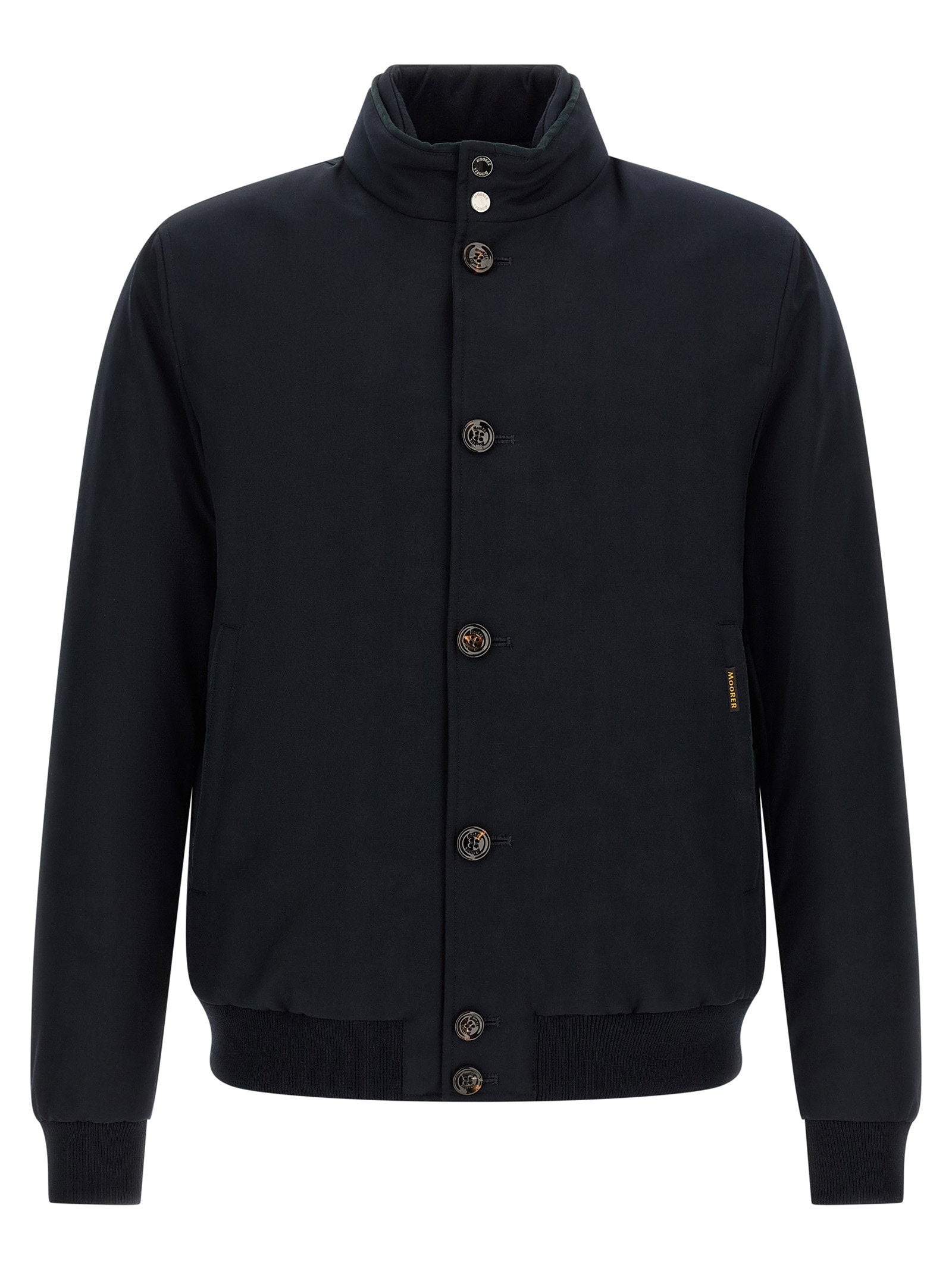 Moorer Janos Bomber Jacket - Acqua Line