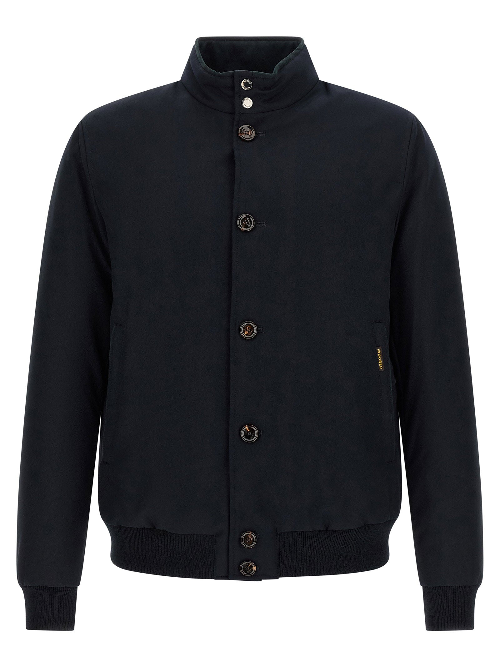 Moorer Janos Bomber Jacket - Acqua Line