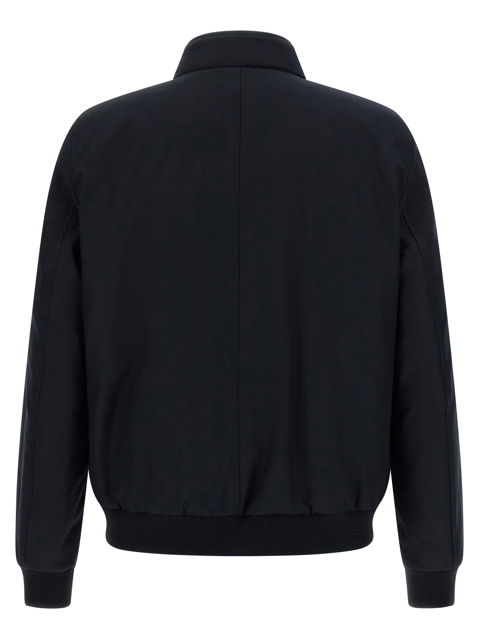 Moorer Janos Bomber Jacket - Acqua Line