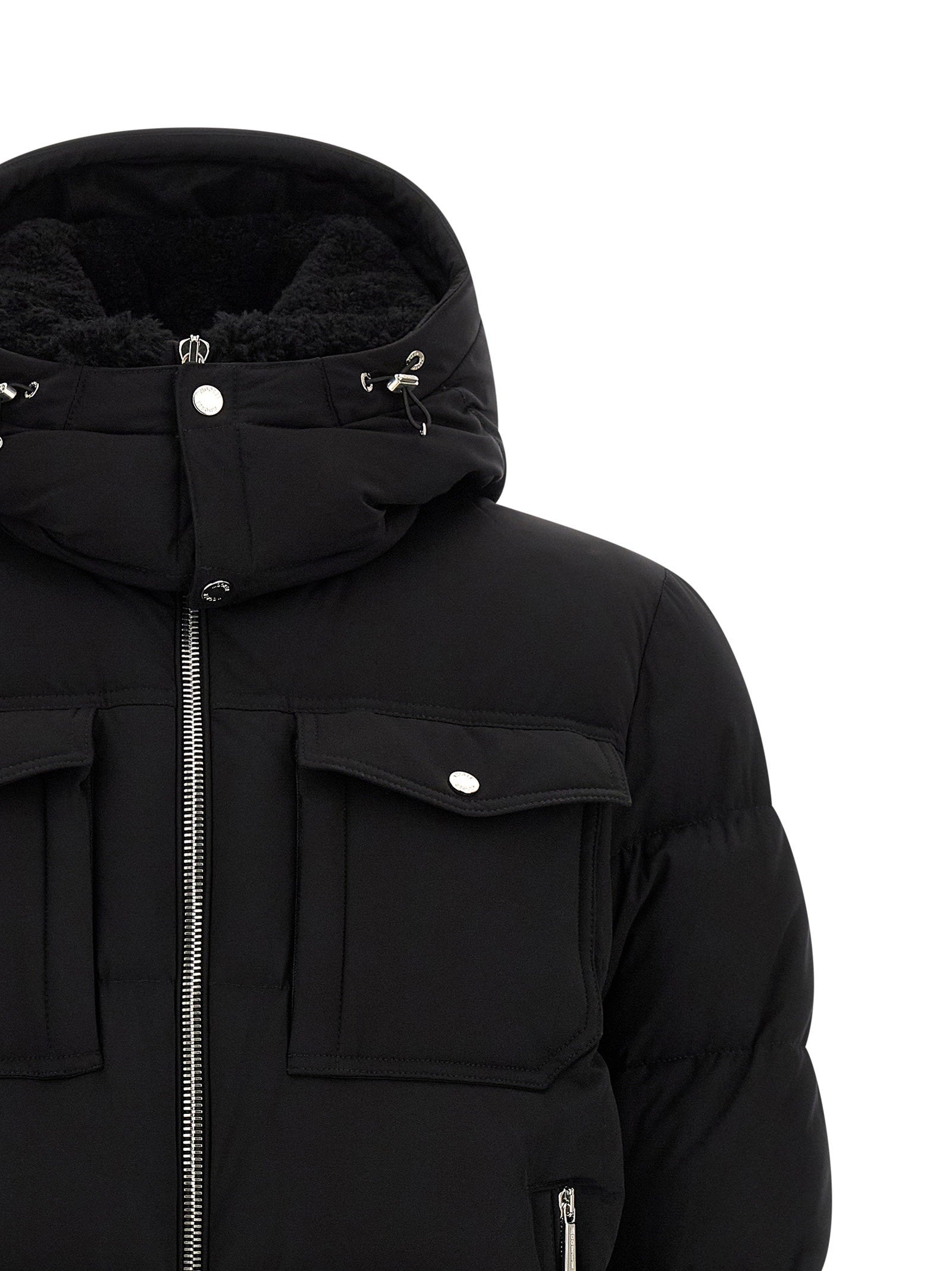 Moorer Alarick Bomber Jacket - Acqua Line