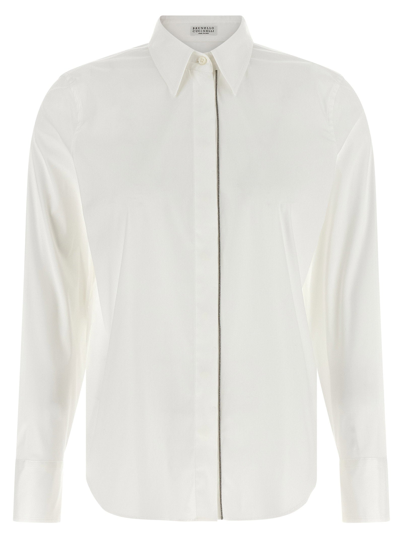 Brunello Cucinelli Shiny Trim Shirt