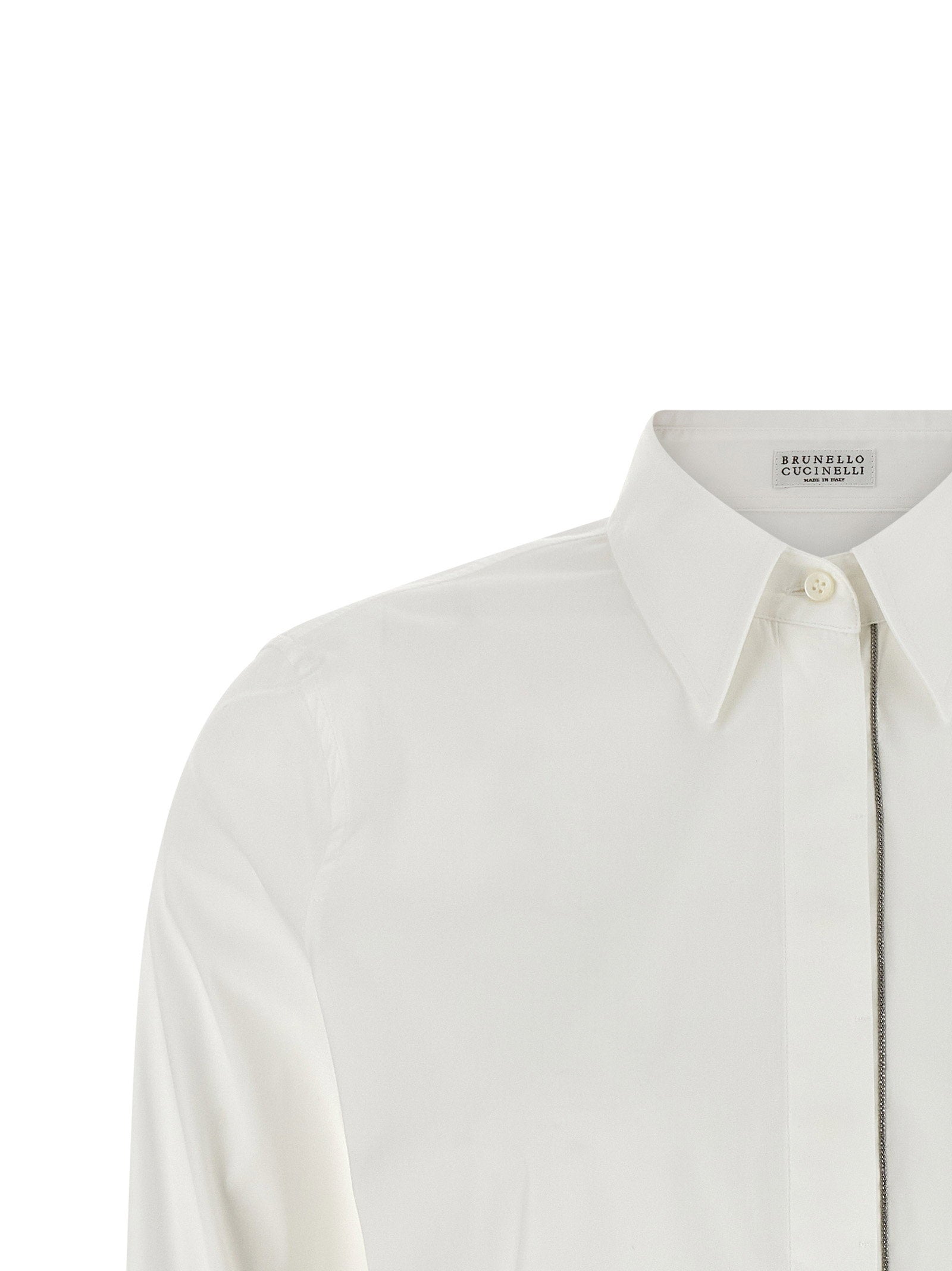 Brunello Cucinelli Shiny Trim Shirt