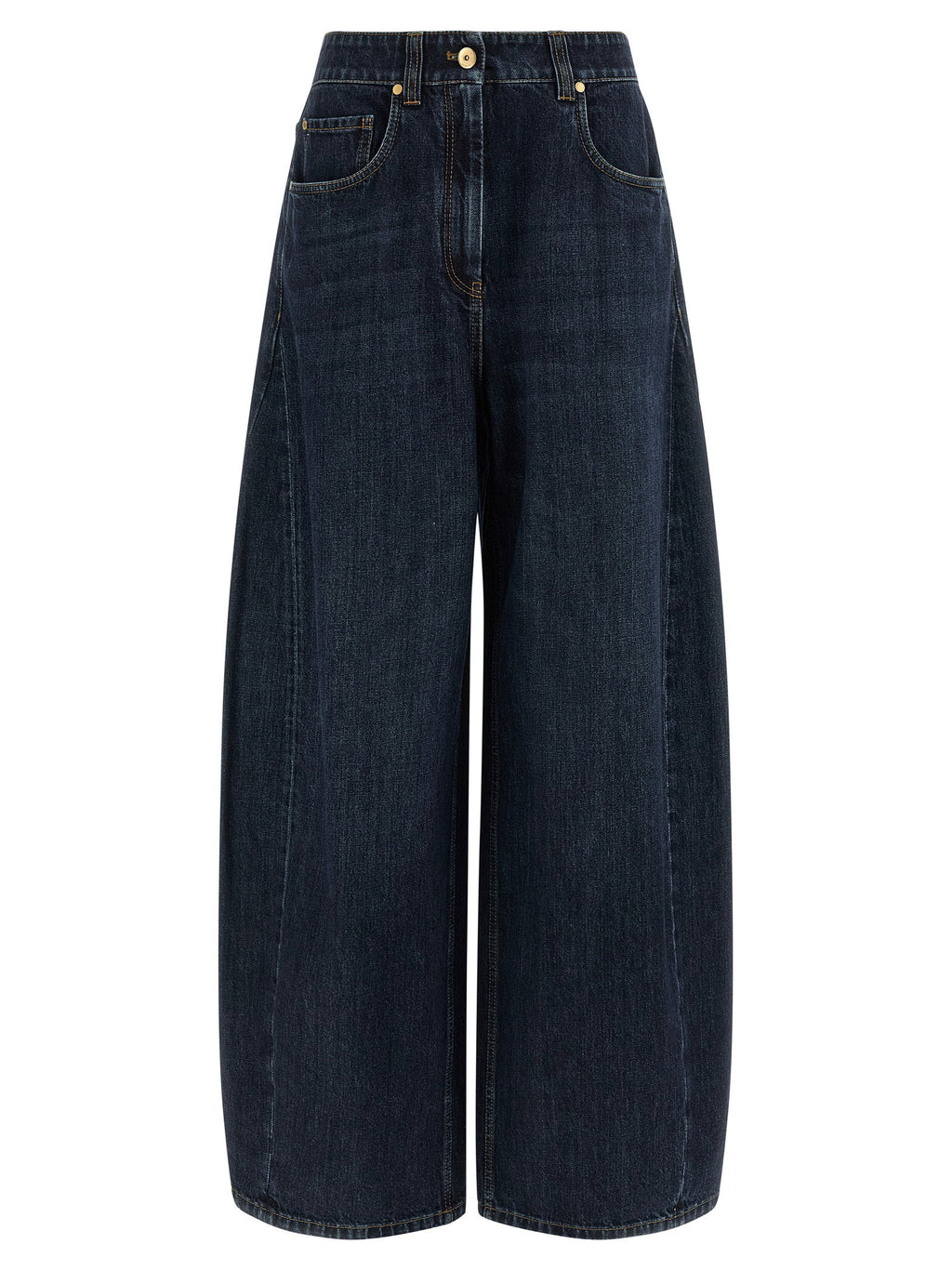 Brunello Cucinelli The Wide Barrel Jeans