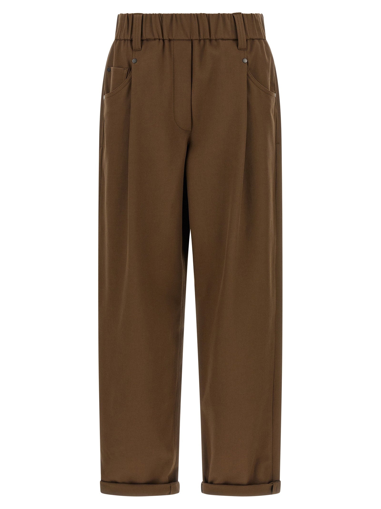 Brunello Cucinelli Baggy Pull-on Pants