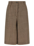 Brunello Cucinelli Prince Of Wales Lamé Bermuda Shorts