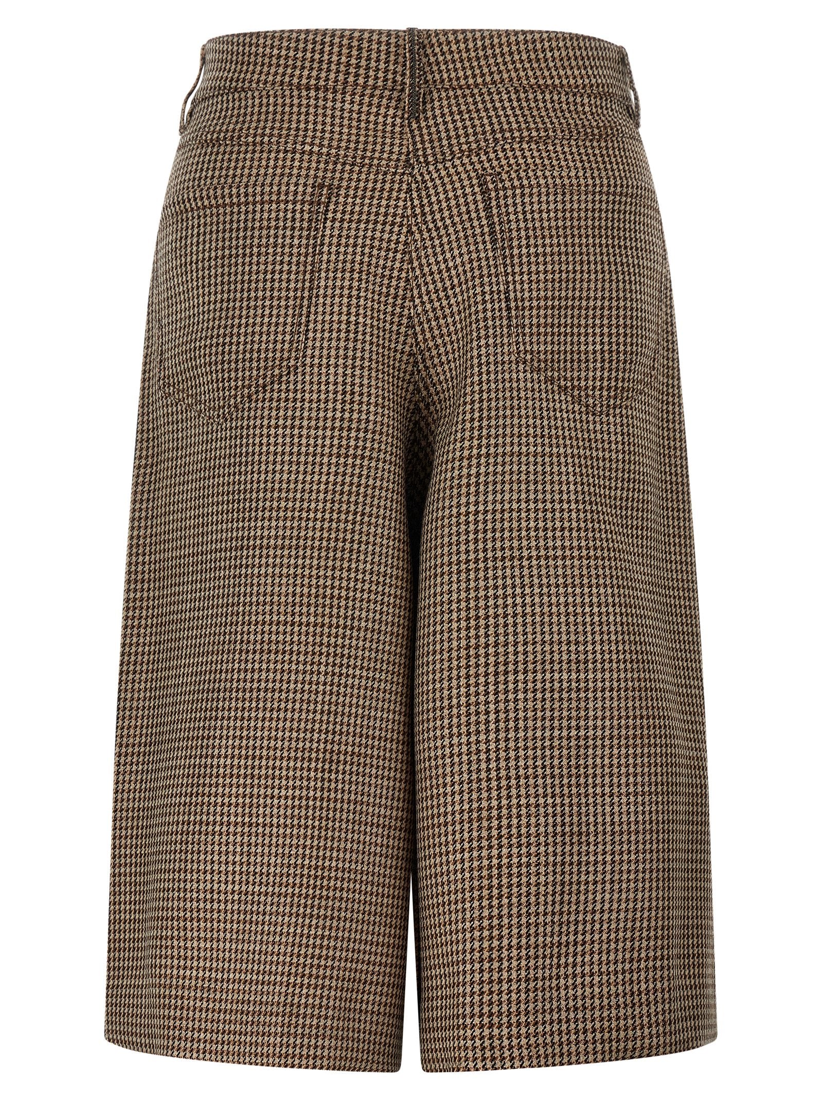 Brunello Cucinelli Prince Of Wales Lamé Bermuda Shorts