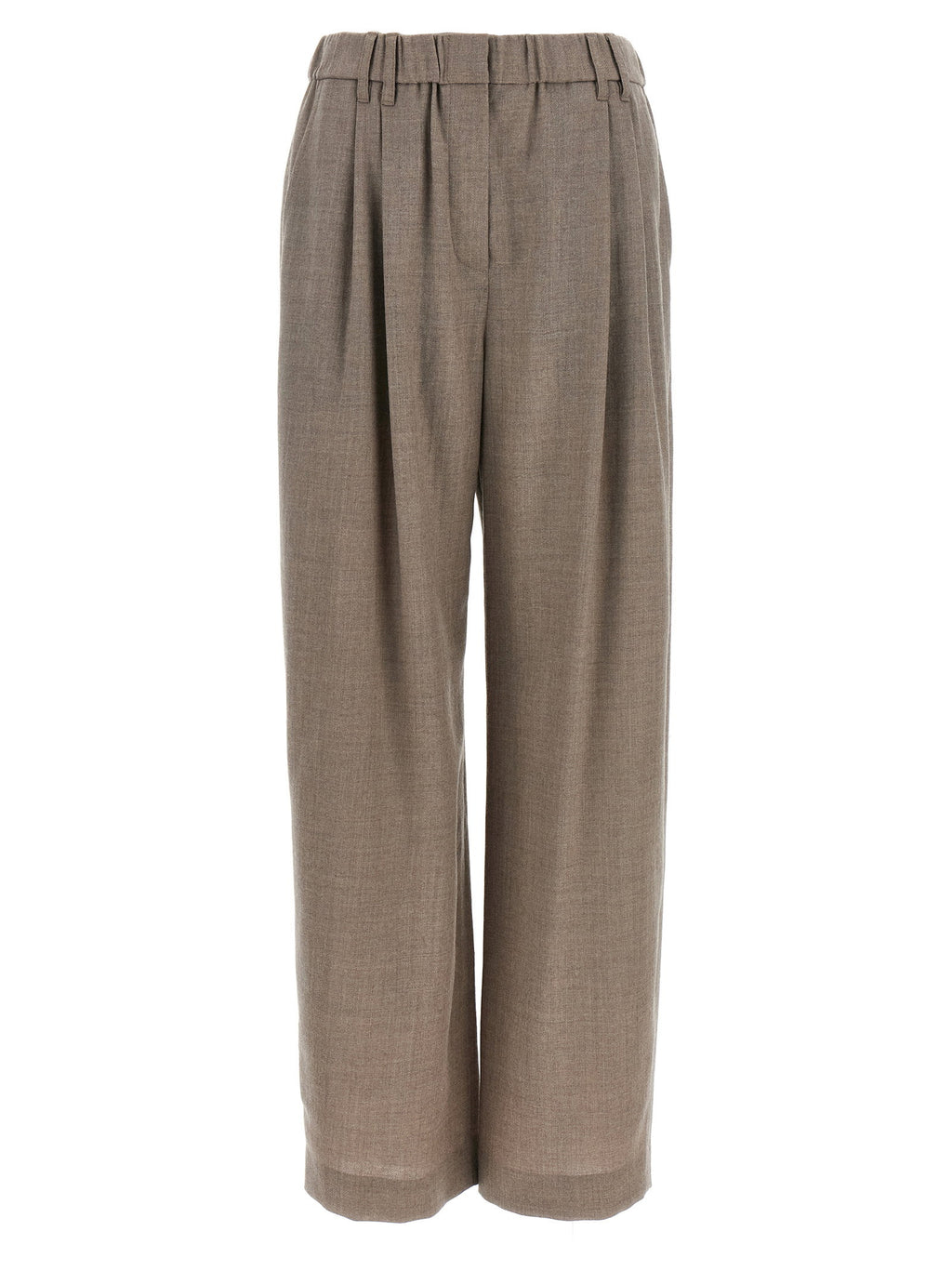 Brunello Cucinelli Light Pants With Pleats
