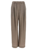 Brunello Cucinelli Light Pants With Pleats