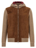 Brunello Cucinelli Suede And Cashmere Bomber Jacket