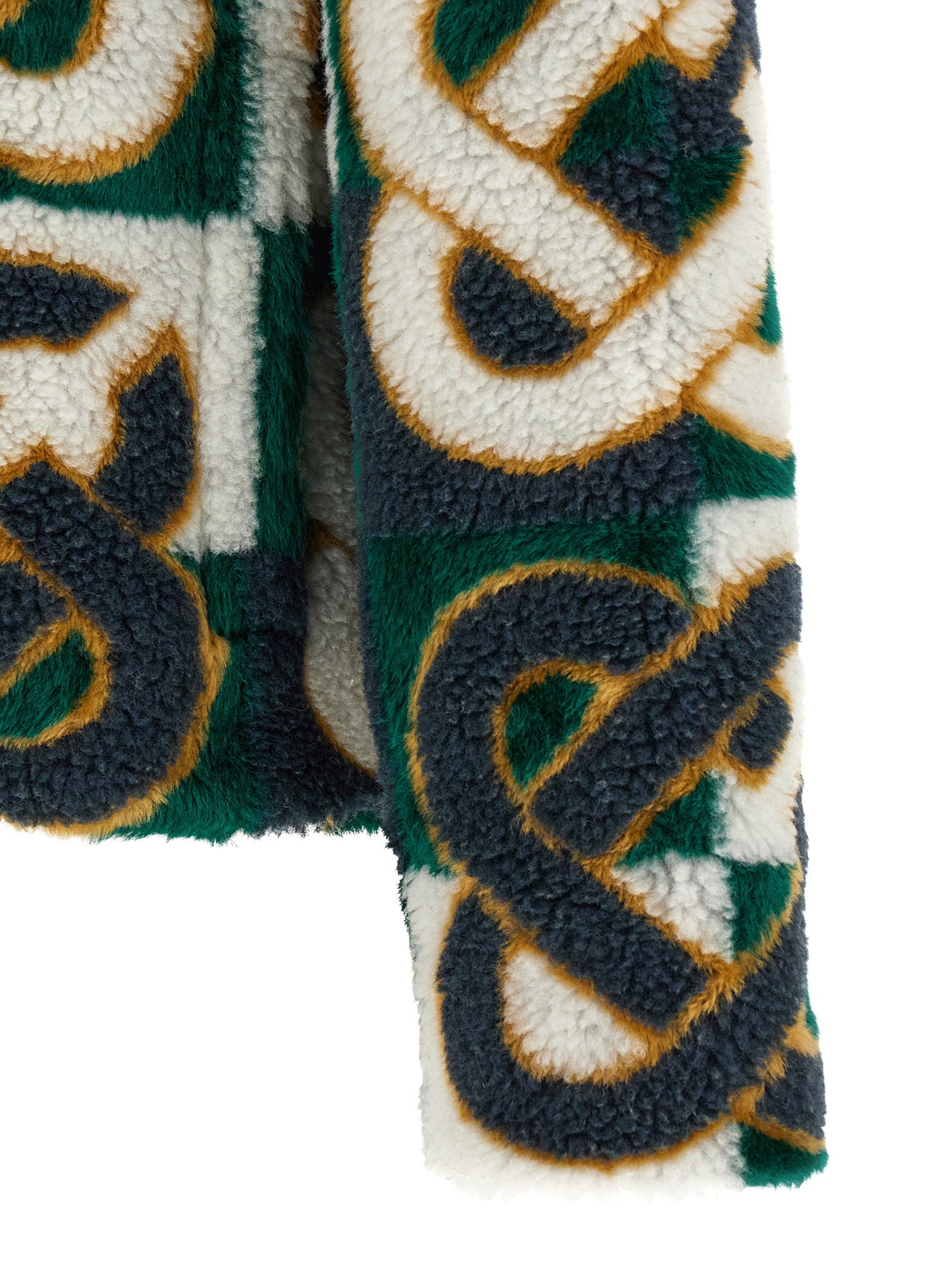 Casablanca Monogram Intarsia Fleece Jacket