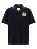 Casablanca Towelling Jacquard Polo Shirt