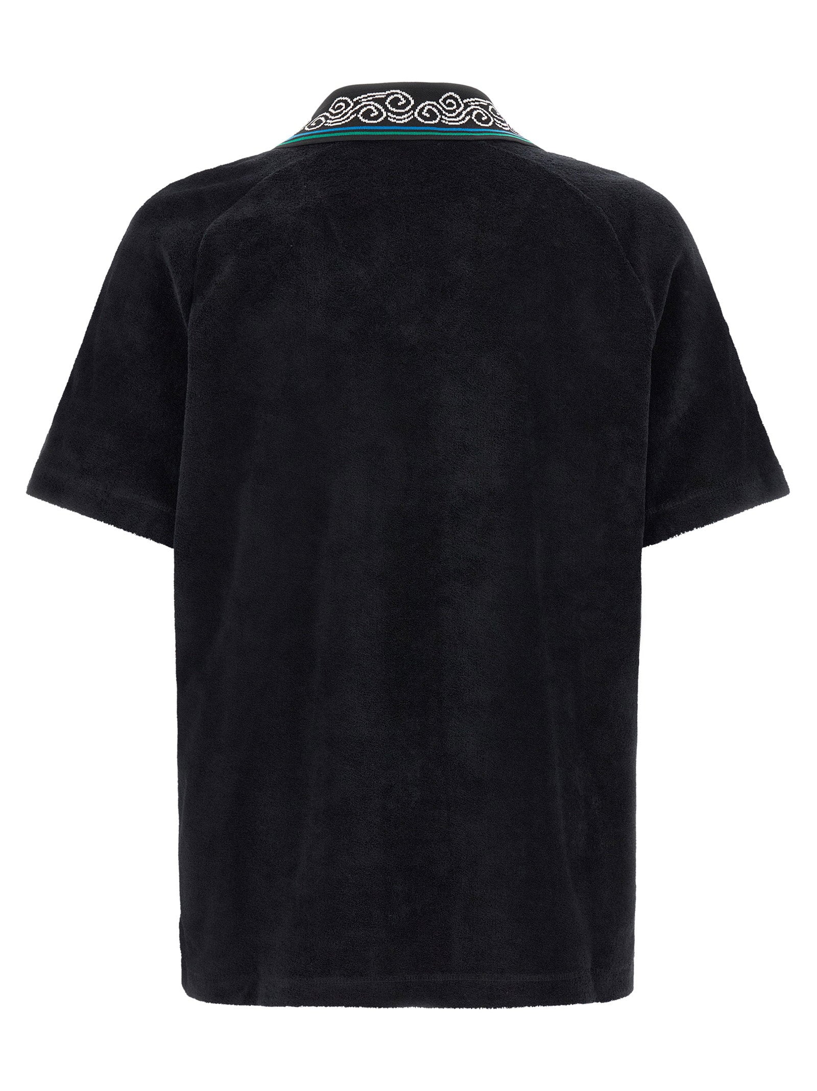 Casablanca Towelling Jacquard Polo Shirt