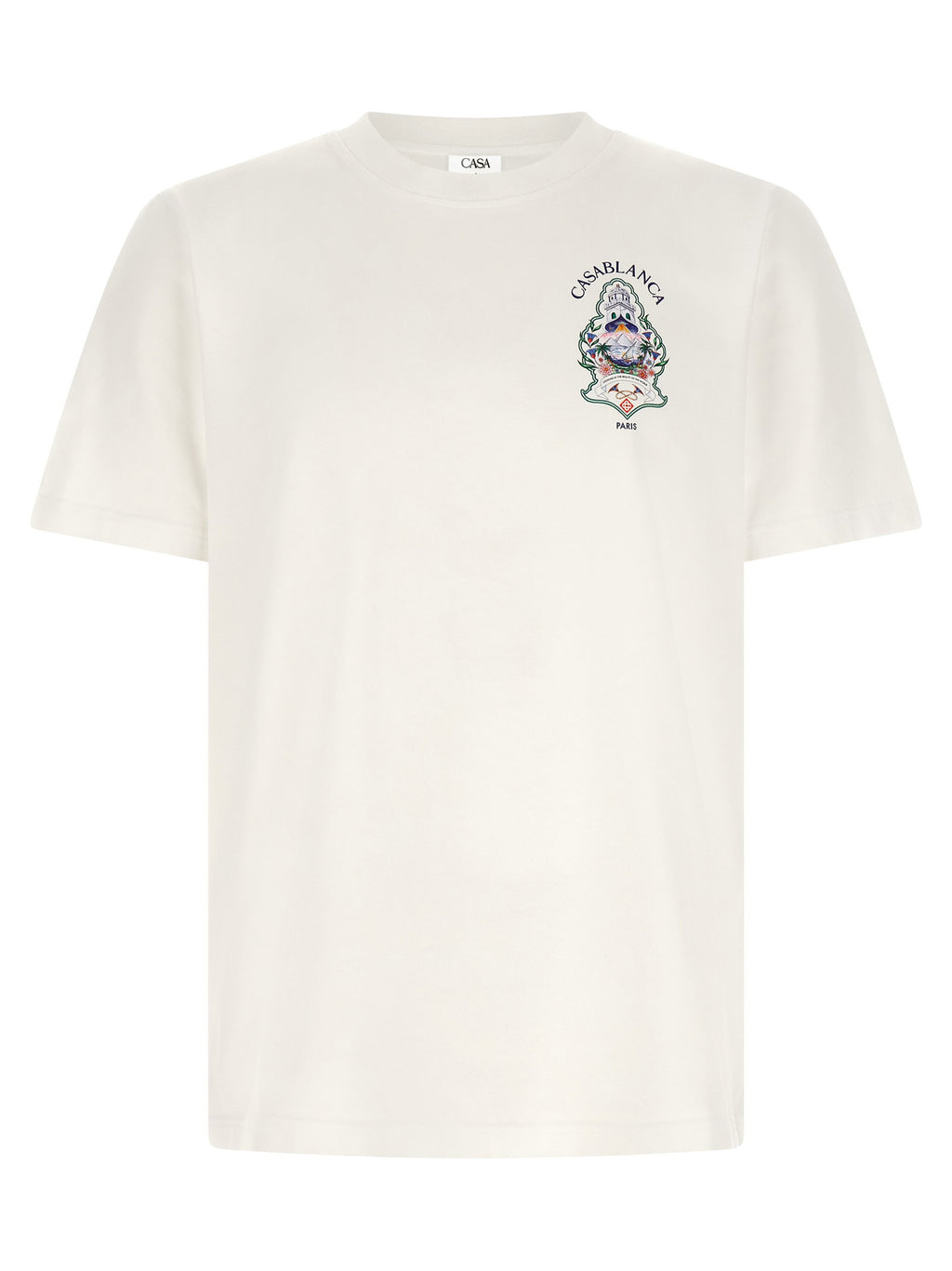 Casablanca Hotel Emblem Print T-shirt