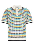 Casablanca Tuck Stitch Polo Shirt