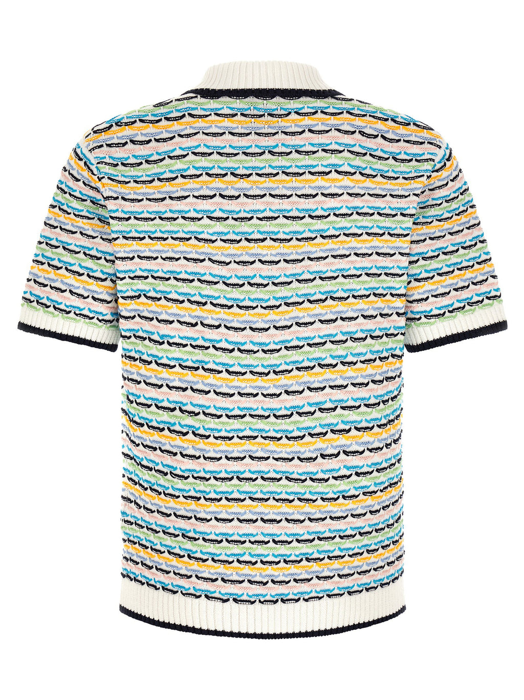 Casablanca Tuck Stitch Polo Shirt