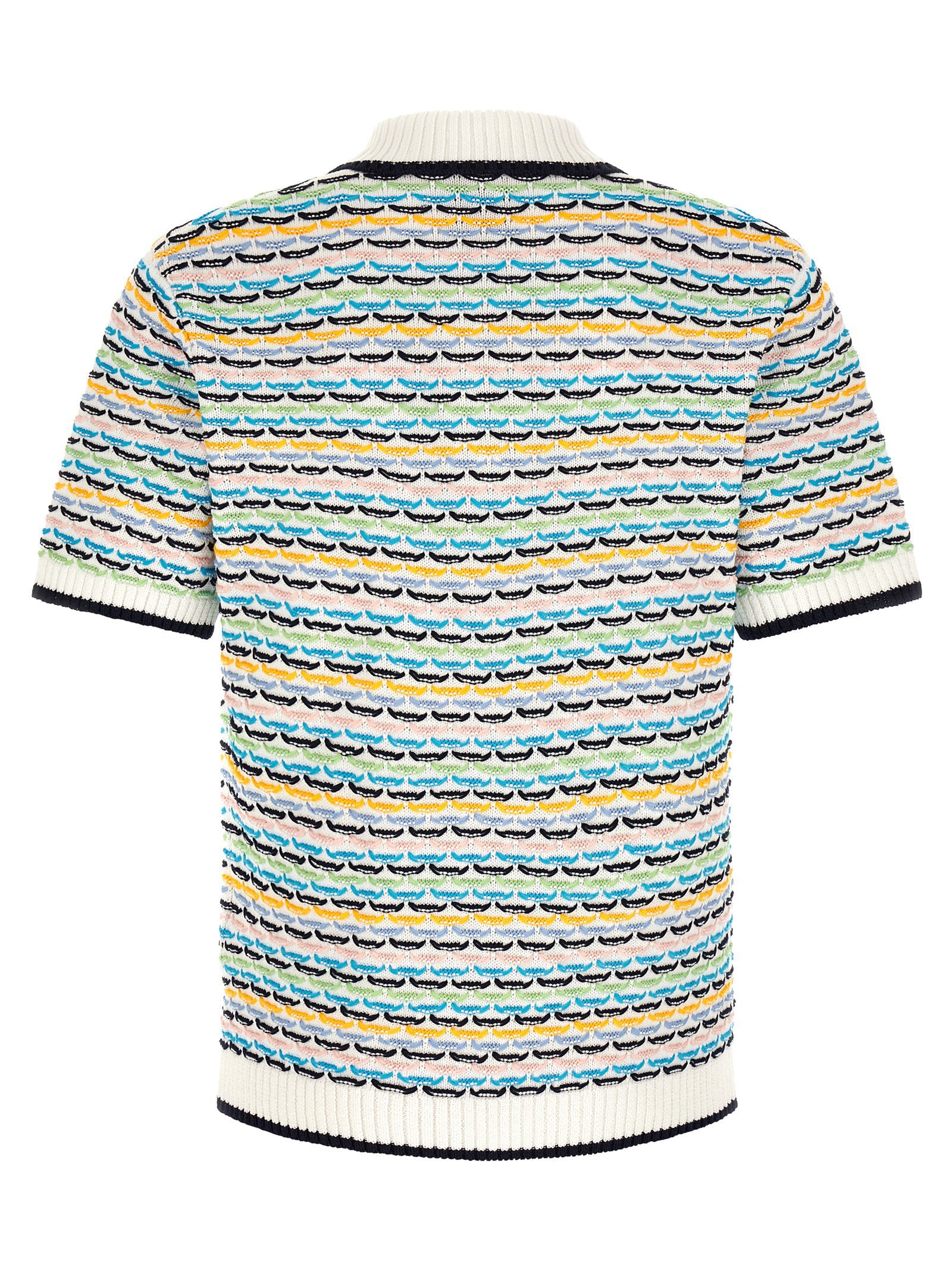 Casablanca Tuck Stitch Polo Shirt
