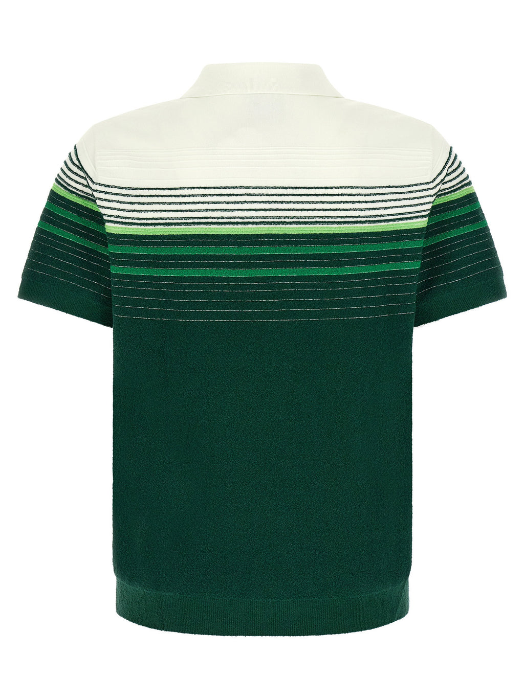 Casablanca Bouclé Stripes Polo Shirt