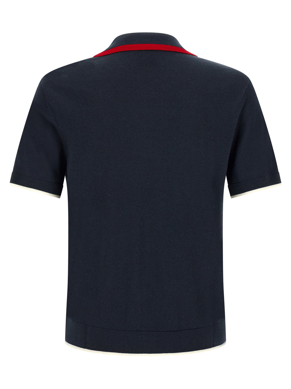 Casablanca Knit Polo Shirt With Zip