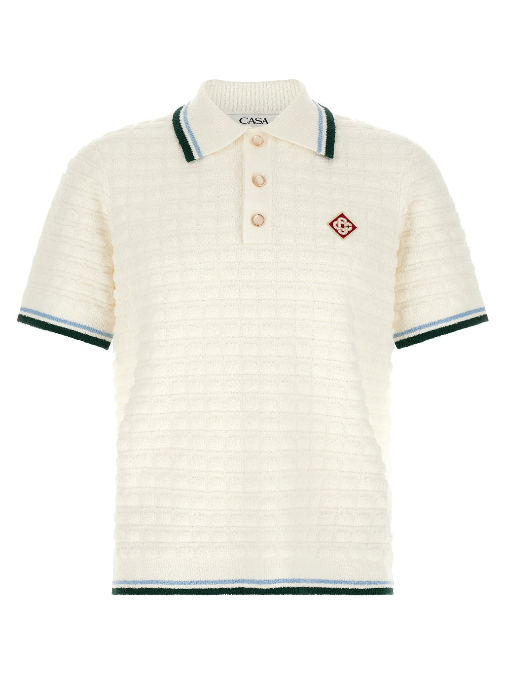 Casablanca Bouclé Polo Shirt