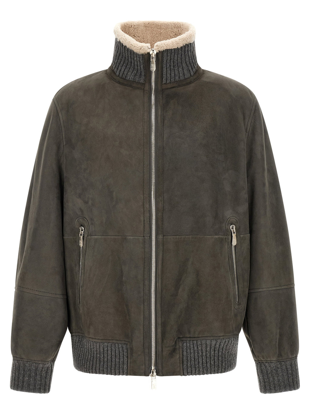 Brunello Cucinelli Leather Jacket