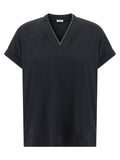 Brunello Cucinelli Shiny Trims T-shirt